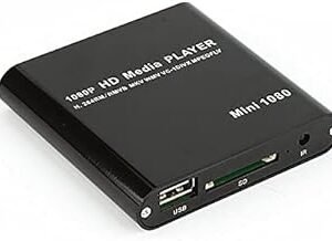 axGear Mini HDMI Media Player 1080P HDD RM RMVB DIVX AVI MKV USB SD MPEG JPEG MOV SDHC