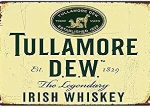 Vintage Custom Metal Signs 12 x 16 - Irish Whiskey Decor Chic Art Wall Decort Home Yard Signs Bar Hotel Cafe Pub restauran