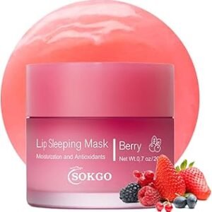 Sleeping lip mask, Nourish & Hydrate Lip Mask With Vitamin C, Antioxidants, Lip Balm, Lip Skin Care, Improve Lip Color, Reduce Lip Lines