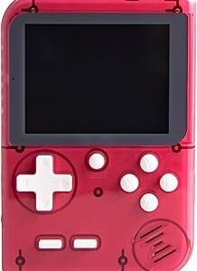 Retro Mini Game Machine with 400 Classical FC Games Handheld Game Console 2.8-Inch Color Screen Support for TV Output , Presents Birthday for Kids, Adults (Red)