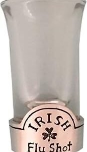 Basic Spirit Shot Glass - Irish Flu - Home Decoration for Home Bar, Stocking Stuffer, Party Favor or Gift