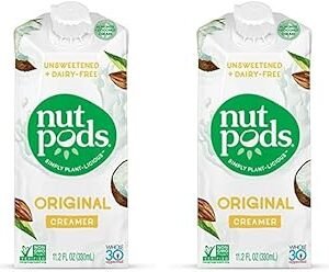 Nut Pods Creamer Diary Free Original, 11.2 fl oz (Pack of 2)