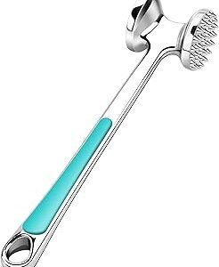 Meat Tenderizer Kitchen Mallet Hammer Tool Manual Pounder For Tenderizing Chicken Steak Beef Poultry