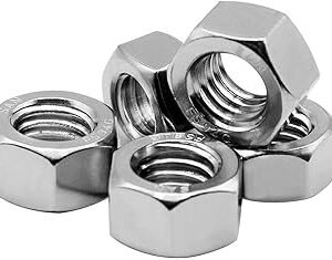 Beduan 100PCS 1/4"-20 Nuts 18-8 304 (A2-70) Stainless Hardware Nuts Commercial Grade for Boats Dock Car