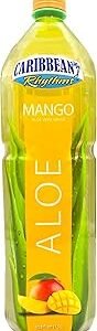 Caribbean Rhythms Aloe Vera Drink with Aloe Pulp, Mango, 1.5L