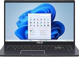 ASUS 15.6” Vivobook Go Slim Laptop, Intel Dual Core N4500, 4GB RAM, 128GB SSD, Windows 11, Star Black, L510KA-ES04