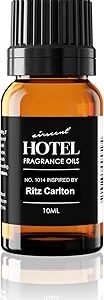 AirScent Hotel Diffuser Oil Inspired by The Ritz Carlton Hotel Scent - Premium Fragrance Oil No. 1014 for Ultrasonic and Waterless Diffusers and Crafting - 10 mL, 0.34 fl oz Glass Dropper Bottle