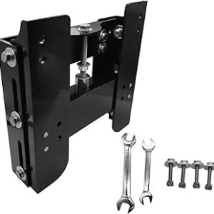 Upgraded 4" Adjustable Jack Plate, Boat Transom Set Back Manual Jack Plate for Outboard Motor, Boat Steering System