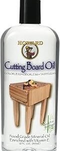 Howard Products Food Grade Mineral Oil for Wood Cutting Board - 12 oz, Pack of 1
