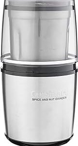 Cuisinart SG-10 Electric Spice-and-Nut Grinder, Stainless/Black, Mini