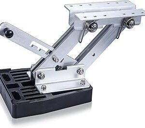 Marinebaby Boat Outboard Motor Bracket, Aluminum Boat Engine Support 20 HP