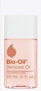 Bio-Oil Skincare Body Oil Serum, Face and Body Moisturizer with Vitamin E & A, for Scars, Stretch Marks, Sensitive Skin, All Skin Types, Dermatologist Recommended, Non-Comedogenic, 2 Oz