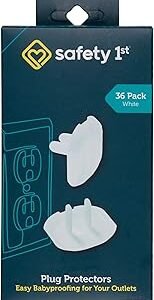 Safety 1st Electrical Outlet Baby Proof Covers, Secure Outlet Plugs, Baby Proofing, 36 Count