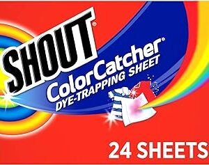 Shout Color Catcher, Dye-Trapping Sheets, 24 Sheets