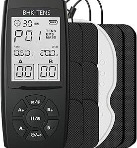 TENS Unit Muscle Stimulator for Pain Relief Therapy, 22 Modes EMS TENS Machine, Electronic Muscle Relaxer for Shoulder Pain Relief, Back Pain, Shoulder Neck Pain Relief