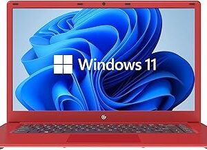 Core Innovations 15.6" Full HD Intel 4GB RAM 64GB SSD Laptop with Windows 11 - Red