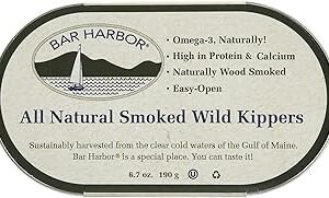 Bar Harbor All Natural Smoked Wild Kippers, Cans, 6.7 oz