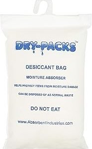 Container & Cargo Dry with Hanging Hook by Dry-Packs - 4.5LBS & 2KG White 2KGCONDRYHOOK