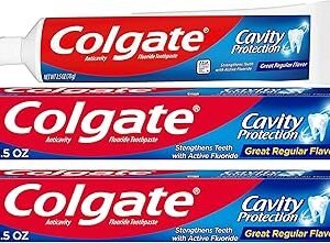 Cavity Protection Toothpaste with Fluoride - 2.5 ounce + 60% Free - 2 Pack