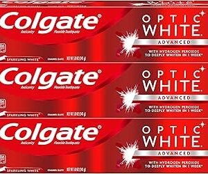 Optic White Whitening Toothpaste, Sparkling White - 5 ounce (3 Pack)