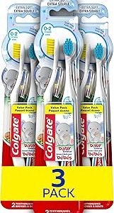 My First Baby and Toddler Toothbrush, Extra Soft Toothbrush, 6 Count