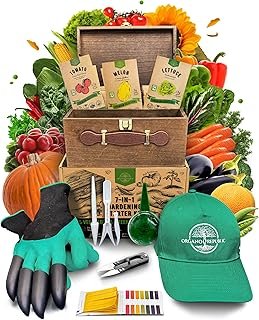 91Hp82FE0fL._AC_UL320_.jpg 75 Vegetable & Greens Seeds Variety Pack, Garden Seed Starter Kit - Over 44,700 Non-GMO Heirloom Seeds for Planting Vegetables and Greens, Seeds Gift Seed Box with Gardening Supplies, Survival Kit