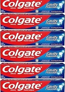 Cavity Protection Toothpaste with Fluoride - 4 Ounce (Pack of 6)