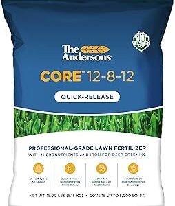 The Andersons Core 12-8-12 Professional-Grade Quick-Release Lawn Fertilizer - 18 lbs. Covers up to 5,000 sqft.