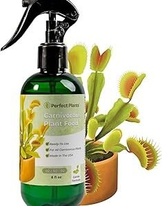 Premium Carnivorous Plant Food Spray by Perfect Plants | Plant Food Foliage Mist for Venus Fly Trap & Other Carnivorous Plants (8oz)