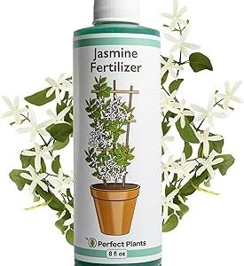 Perfect Plants Liquid Jasmine Fertilizer | 8oz. of Premium Concentrated Indoor Outdoor Jasmine Food | Use with Aromatic and Flowering Jasminum | Bloom Booster